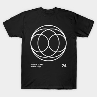 Steely Dan / Minimal Graphic Design Tribute T-Shirt